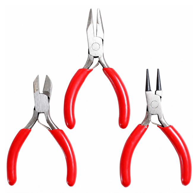 3-Piece Micro Pliers Set, 3"  - S89-89903
