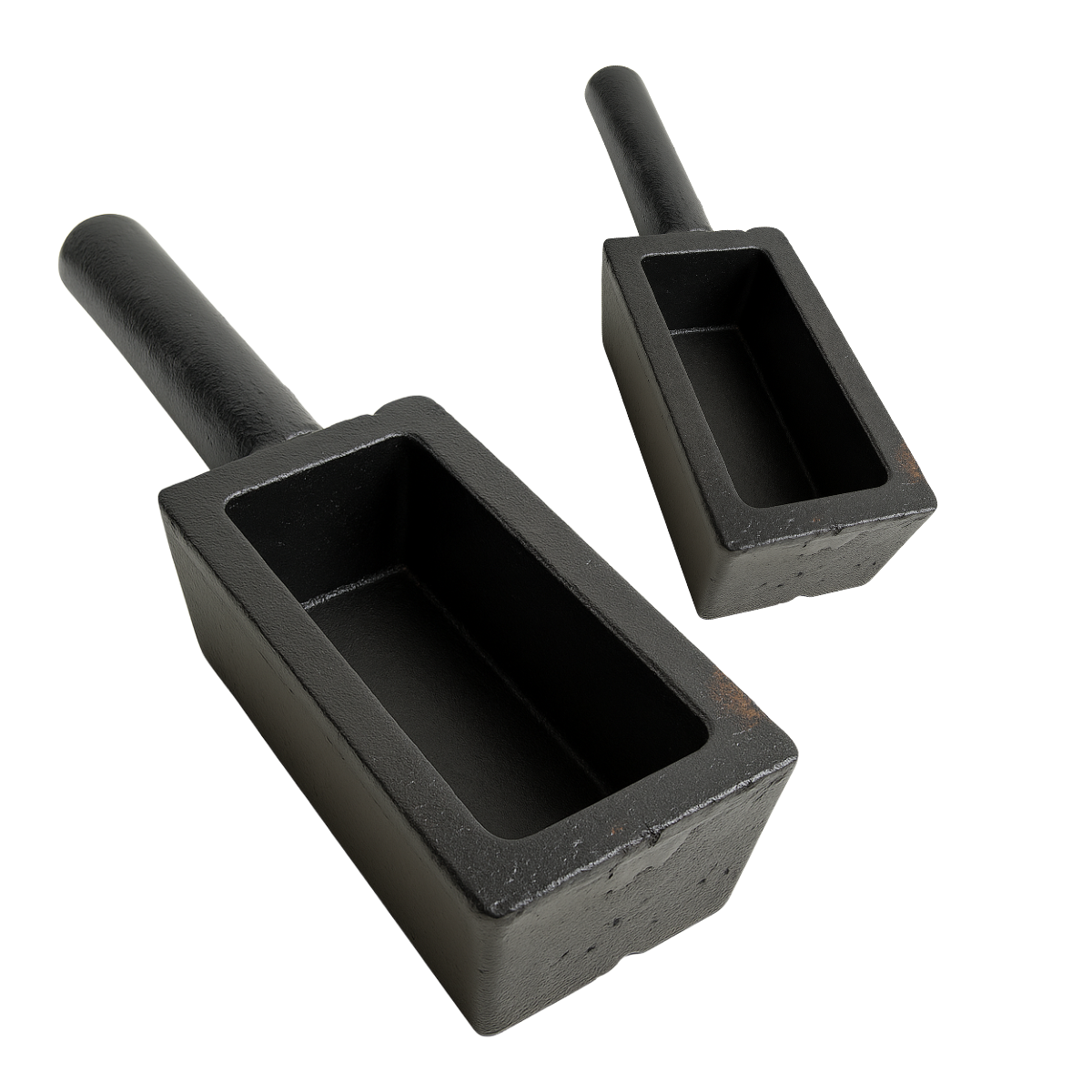 Deluxe 500g & 1Kg Ingot Mold Set | Cast Iron | Rectangular Shape | Ideal for Gold, Silver, and other Precious Metals