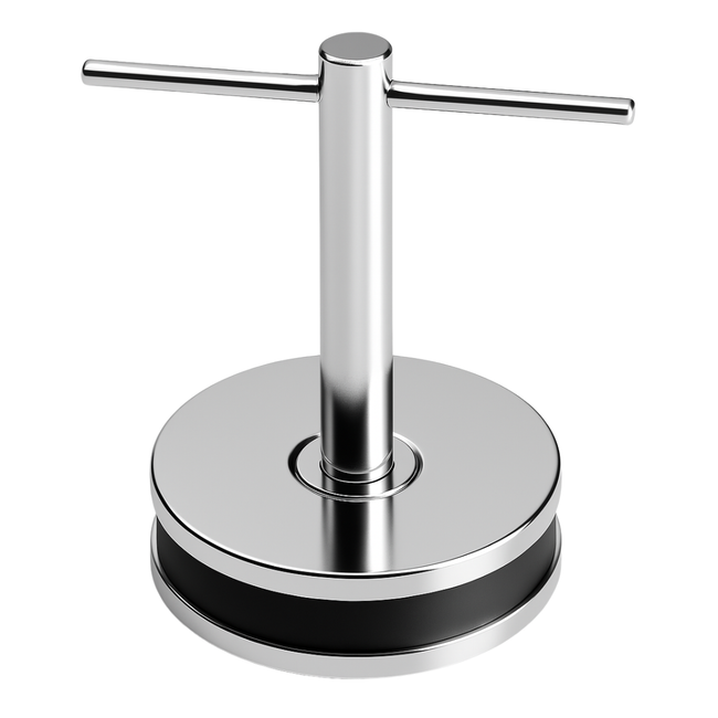 2-1/2" Round Magnetic Pick-Up Tool with T-Handle – Heavy Duty Metal Pick Up Magnet for Nails, Screws, Metal Shavings & Small Parts – MC-00190