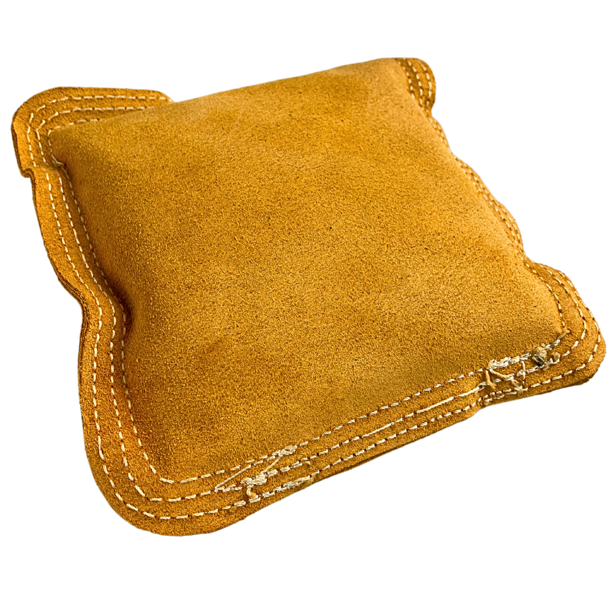 5x5 Inch Sand-Filled Leather Bench Block  - TJ-18415