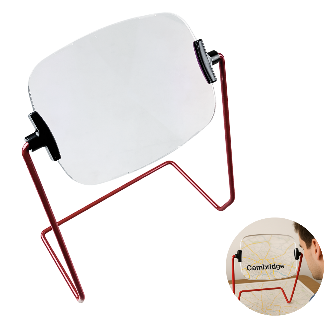 Hands-Free Magnifier on a Wire Stand  - MG-15078