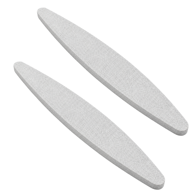 9-Inch Boat-Shaped Sharpening Stone, 2-Pack – Handheld Blade Sharpener for Garden Tools, Scissors, Chisels, Knives and Other Cutting Tools – TJ-18106-Z02