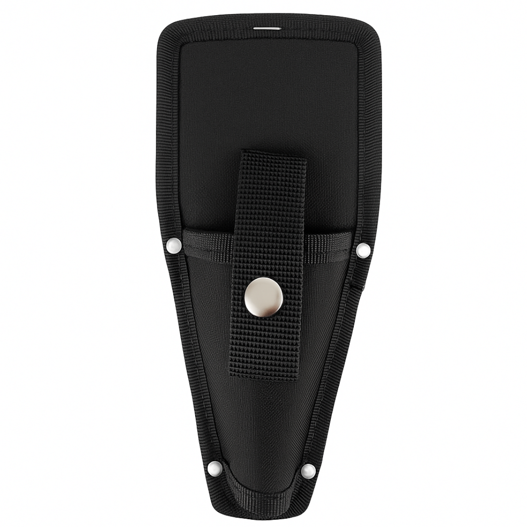 Nylon Plier Holster with Belt Clip – 8.75" Heavy-Duty Tool Holder for Pliers, Snips, Cutters & Small Hand Tools – Durable Riveted Construction, Secure Strap Closure – Black