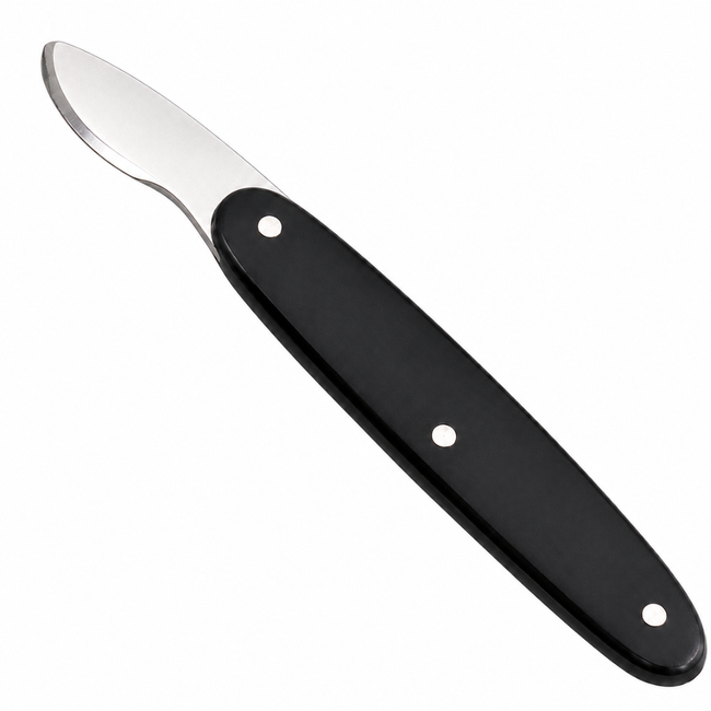 Watch Case Opener Tool with 1 Inch Beveled Edge Blade, 4.5 Inch Watch Back Removal Knife, Smooth Black Fiber Handle, Watch Repair Tool for Battery Replacement and Case Opening