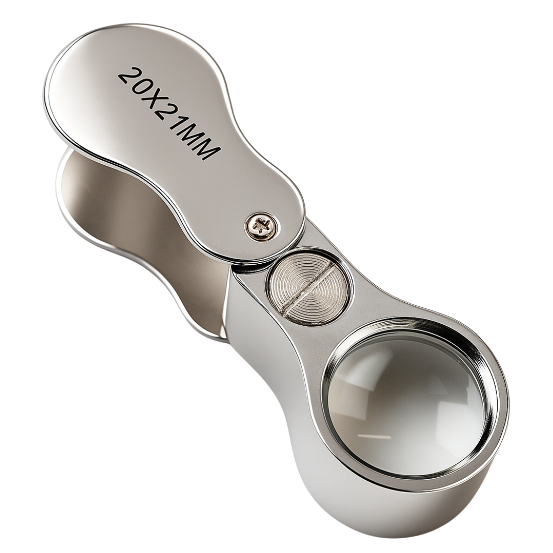 Jeweler's Loupe with LED Light - 10X Power  - MG-14750