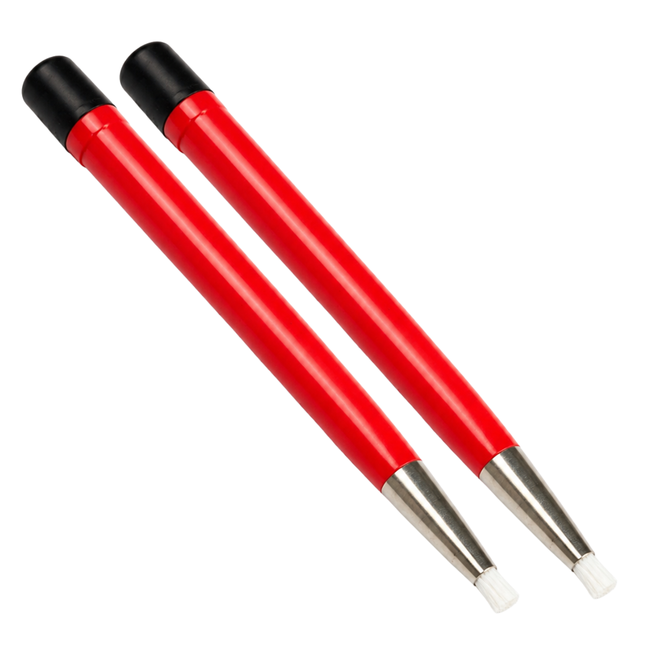 5" Nylon Scratch Brush – Non-Scratch Cleaning Brush for Crafts, Drilled Holes, Cracks & Crevices – Pack of 2