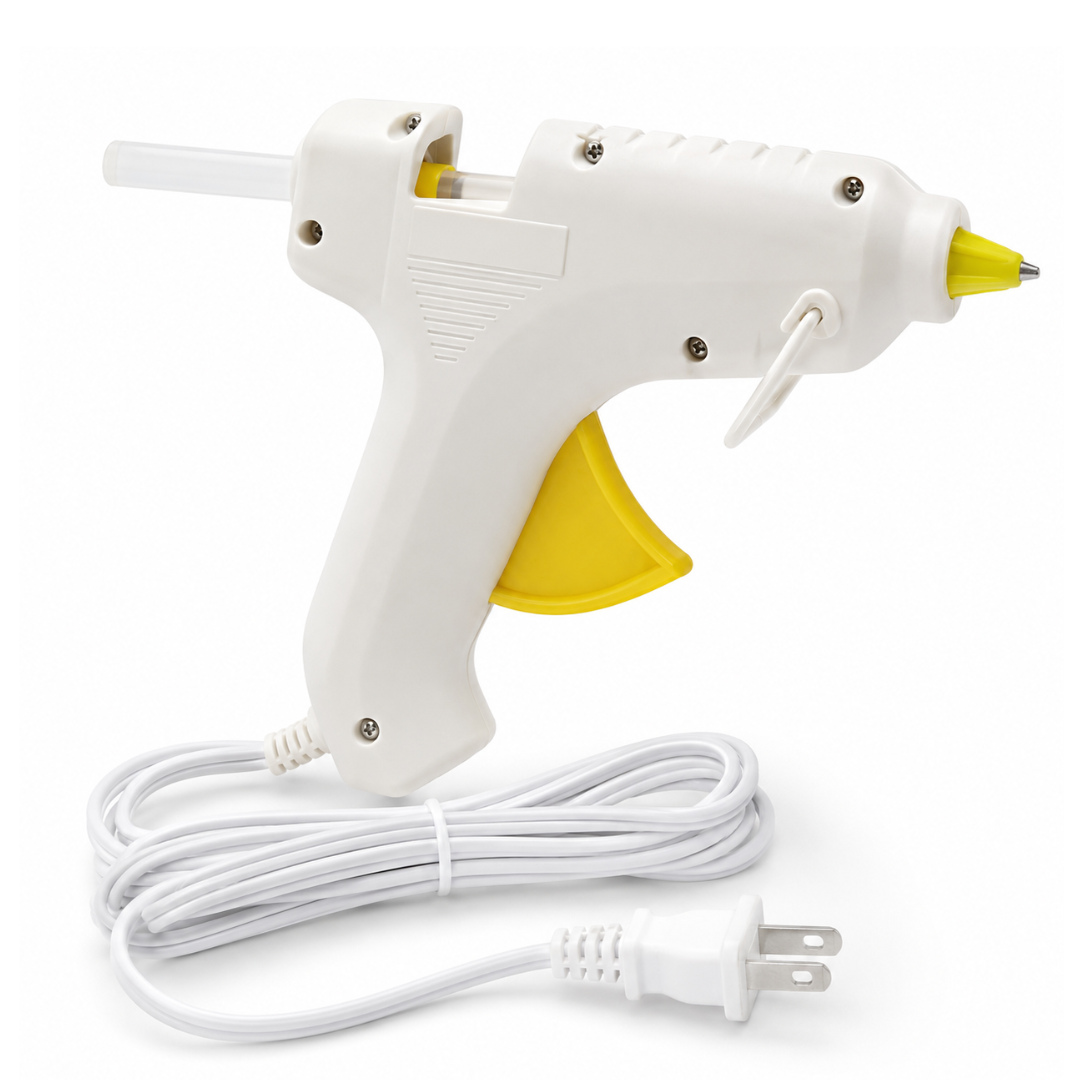 10 Watt Small Hot Glue Gun with 58-Inch Cord, Mini Craft Glue Gun for DIY Projects, Repairs, Decorations & Floral Arrangements, Uses 5/16 Inch Glue Sticks, Includes 2 Glue Sticks- CR-86500