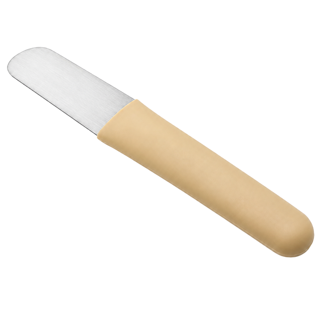 4-Inch Stainless Steel Craft Spatula with Rounded Tip & ABS Handle – 7.5-Inch Overall Length – Multi-Purpose Spreading, Mixing & Craft Tool
