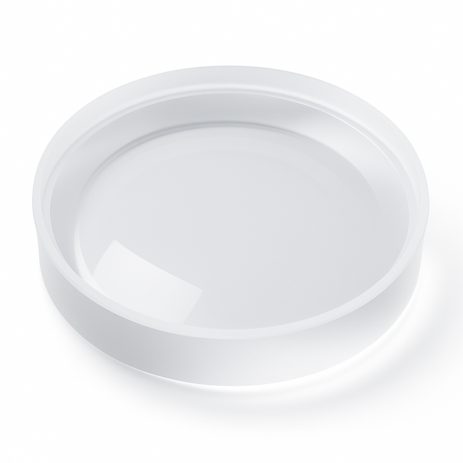 Double Concave Lens – 50 mm Diameter | Ground Edges for Precision | Ideal for Science, Optics & Technical Use