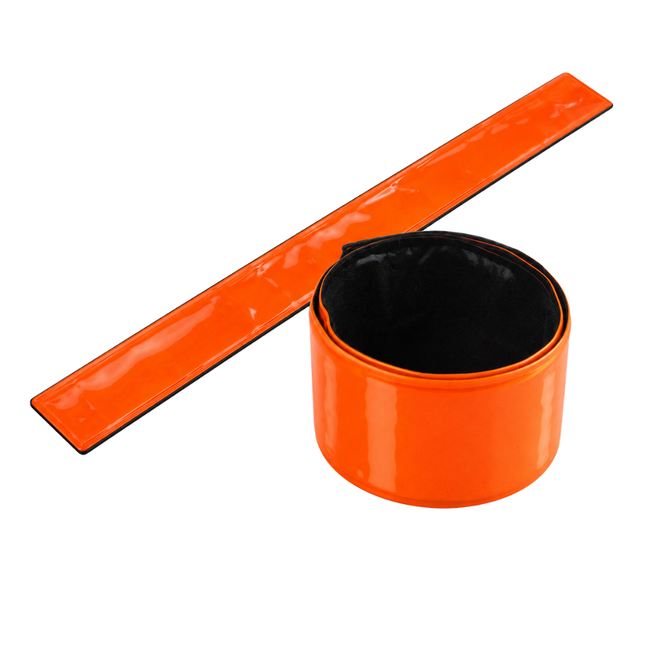 Red Reflective Slap Wrist Bands, 11 Inch Safety Visibility Bracelets for Walking, Running, Cycling and Outdoor Use, Pack of 2 – SF-72711-Z02