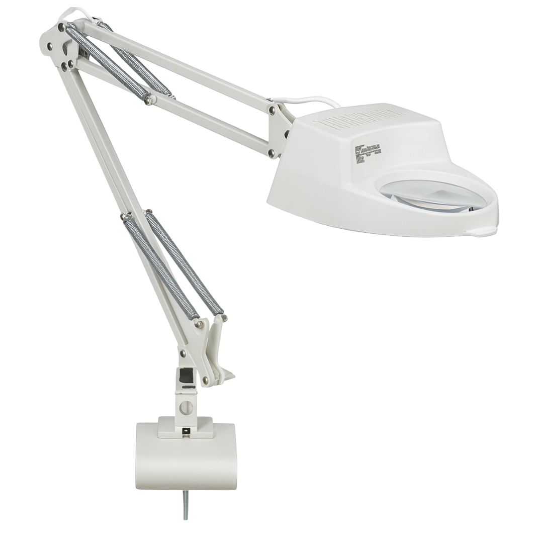 3X Magnifying Lamp with Clamp – 3.5" Glass Lens, 36" Adjustable Arm, Hands-Free Lighted Magnifier for Crafts, Jewelry, Soldering & Hobby Work – Uses Standard 60W Bulb (Not Included) – MG-79200
