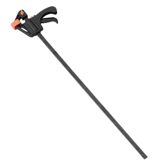 30-Inch Quick-Release Bar Clamp – Adjustable 750mm Nylon Clamp with Steel Bar and Protective Jaw Pads for Woodworking, Cabinets and DIY Projects – TZ03-91830