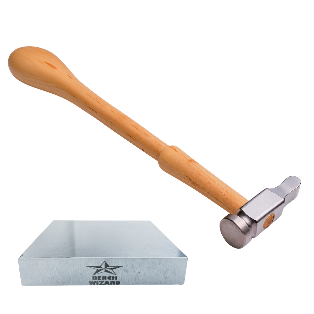 Jeweler's Bench Hammer & Block Set – Precision & Durability for Metalworking - KIT-TJ9804A