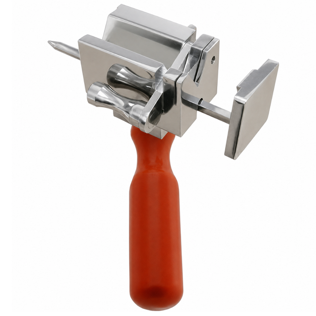 Tube Cutting Jig for Jewelry Making – Cuts Tubing Up to 1/8 Inch Diameter and 30mm Length, Comfort-Grip Handle, Precision Workshop Tool – TJ5025