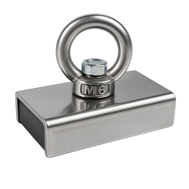 Small Pick Up Magnet with Top Ring - MC-00215
