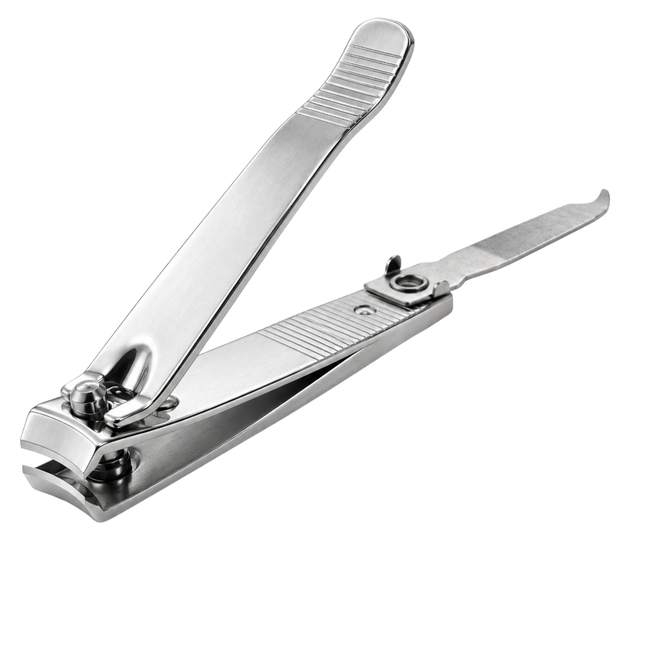 3-1/8" Long Stainless Steel Nail Clipper with File & Pick Tool