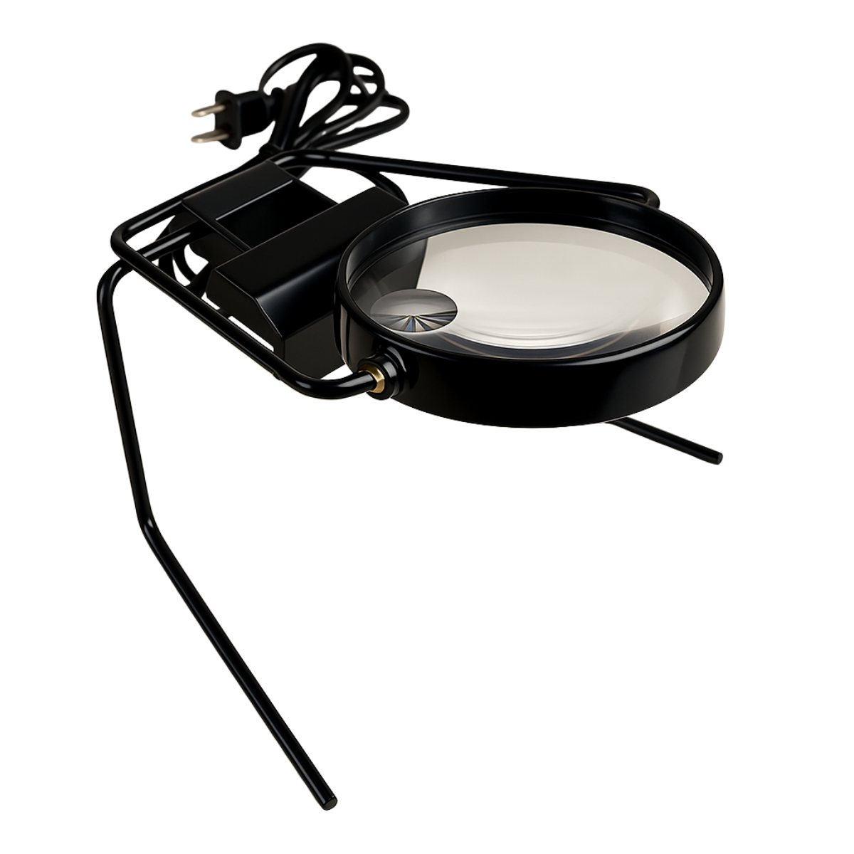 Table Top 3x Lighted Swivel Magnifier, 6x Macro  - MG-59100