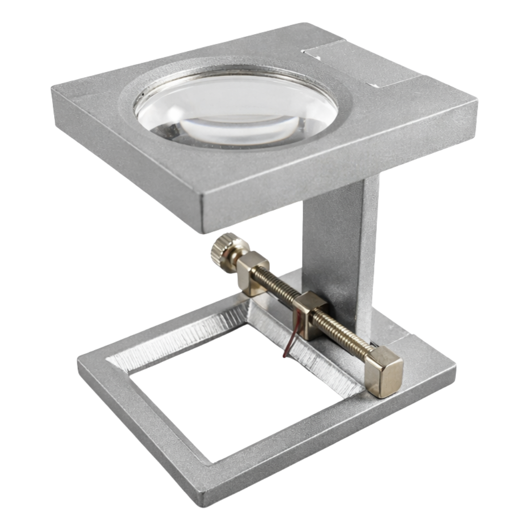 Small Folding Textile Magnifier 5X with Measurement Base – MG7589