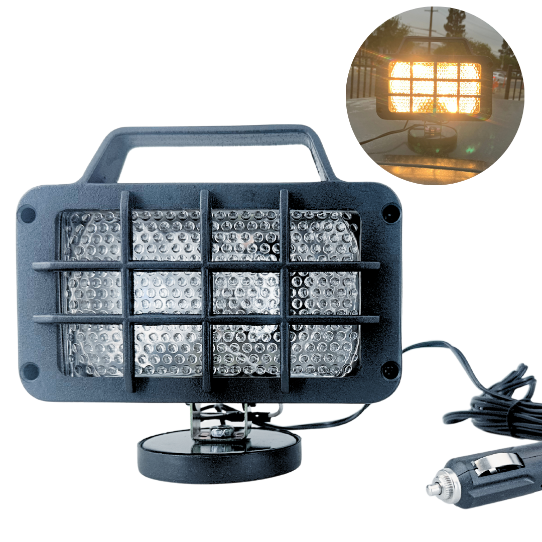 12V Halogen Worklight - Magnetic Base - 12 Foot Power Cord  - TA-28468