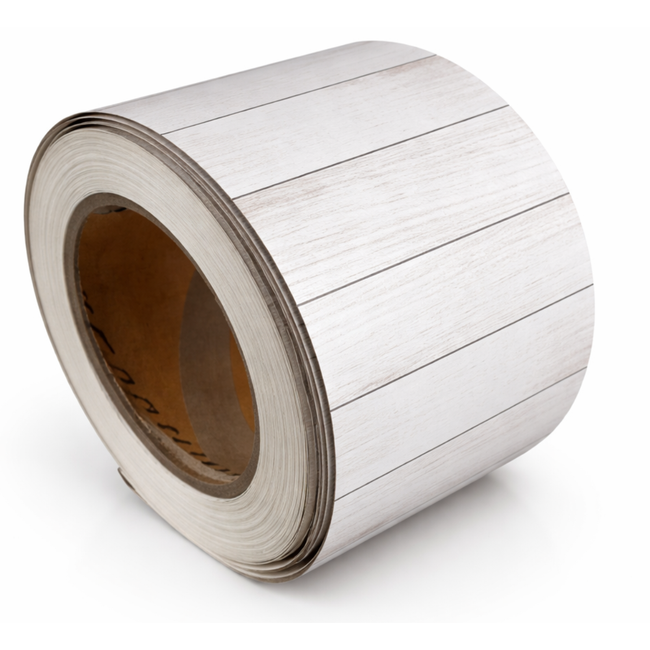 White Wood Bulletin Board Border – 3 Inch Wide, 52.5 Feet Roll, Waterproof & Erasable Decorative Border for Classroom, Office & Home