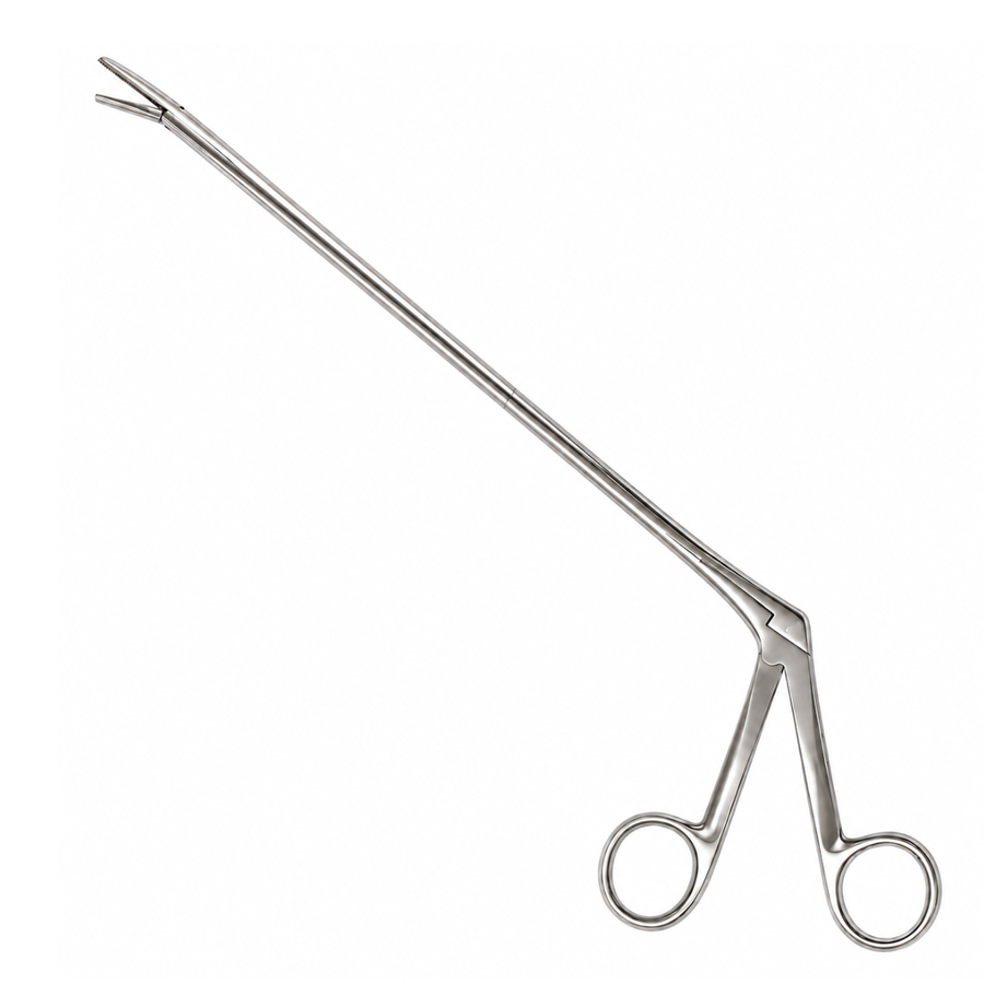 10-Inch Stainless Steel Alligator Forceps with Serrated Jaws, Extra-Long Reach & Scissor Handle - S3-03010