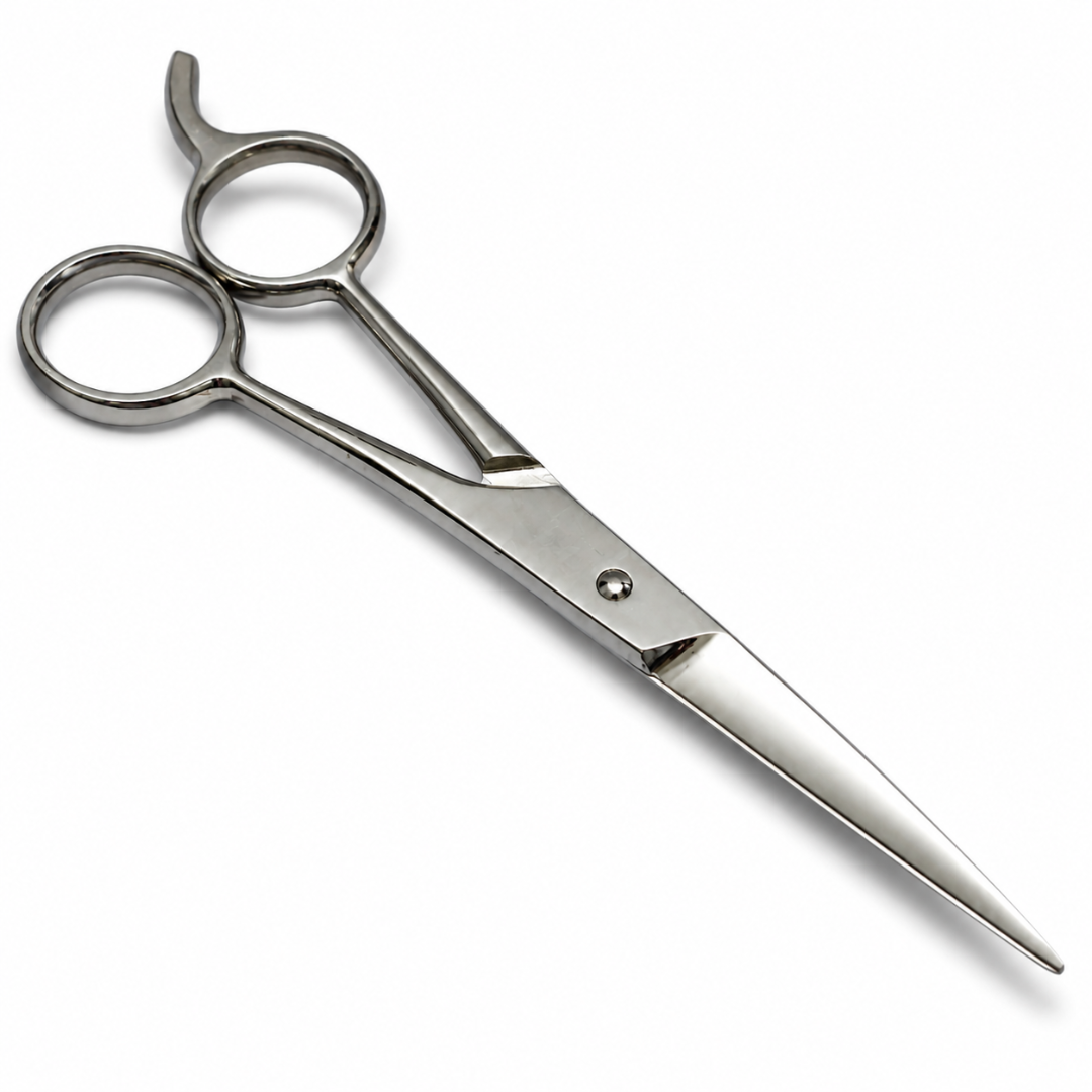 6.5 Inch Professional Barber Scissors, Stainless Steel Hair Cutting Shears with 2.75 Inch Blades and Finger Rest Lever, Sharp Salon & Home Hair Trimming Scissors