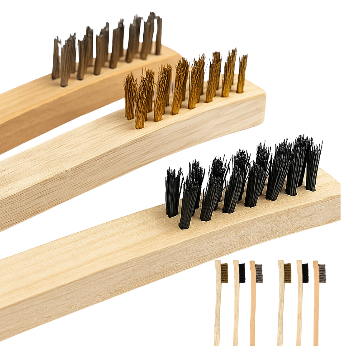 3 Piece Mini Brush Set (Pack of: 2) - TZ63-06300-Z02