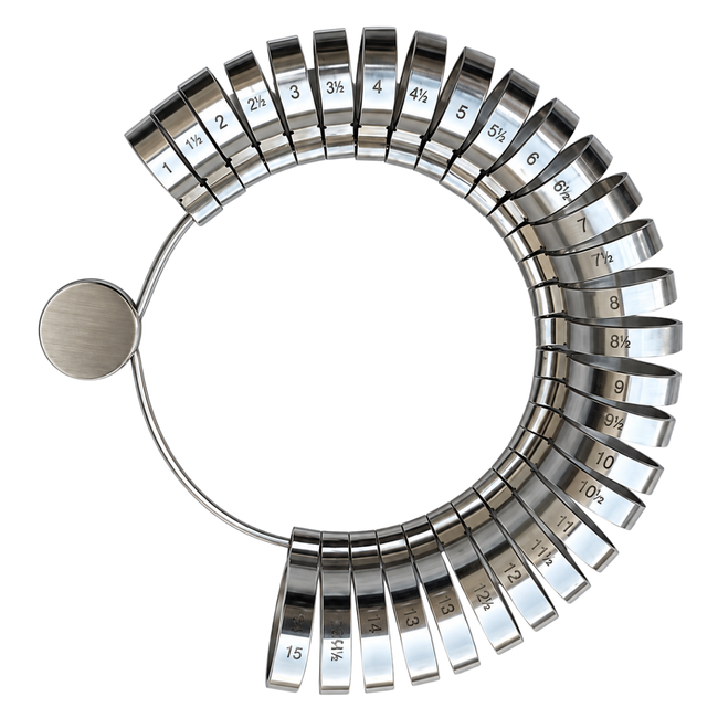 1-15 Ring Sizing 29 Piece Wide Band Set  - TJ01-09755
