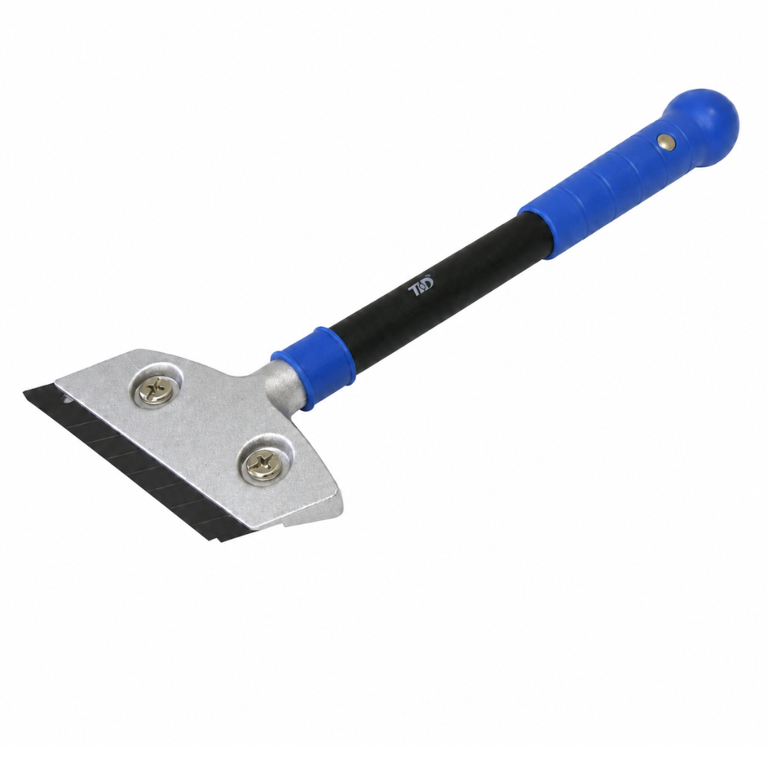 Heavy Duty Floor and Glass Scraper, 4-Inch Steel Blade, 11.5 Inch