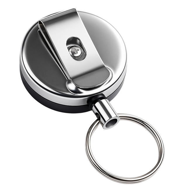 Retractable Key Chain - 30 Inch Cable & Belt Clip  - CAM-80105