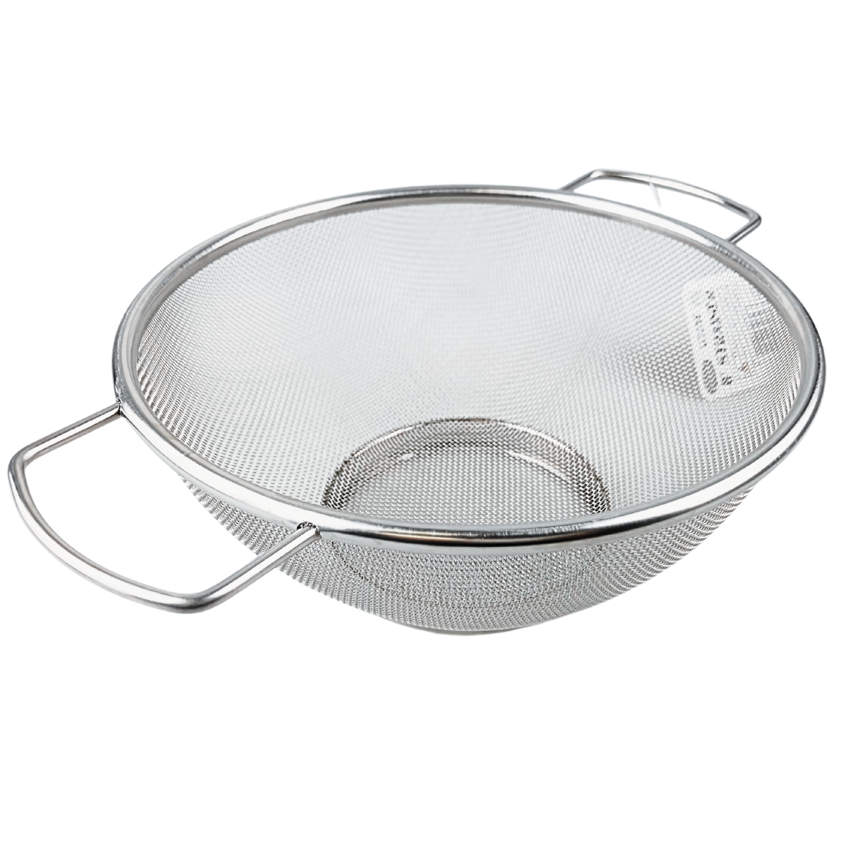 Fine Mesh Kitchen Strainer | Stainless Steel | 7" Top Diameter | 3" Height | Versatile Usage | Ergonomic Handles | Ideal for Straining, Draining, Steaming