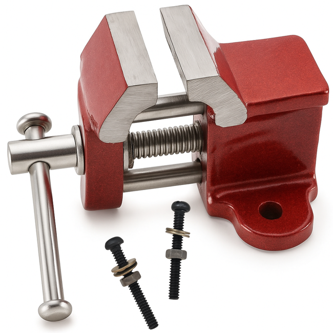Mini Tabletop Vise – Small but Powerful Clamp for Jewelry & Craft Work, 0.75" Jaw Capacity