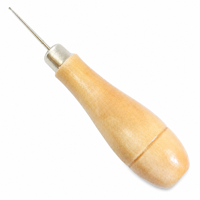 Diamond Needle File with Wooden Handle, 4.5 Inch Precision Detail File for Jewelry Making, Crafts, Woodworking, Metalworking, Hobby Repair & Fine Finishing