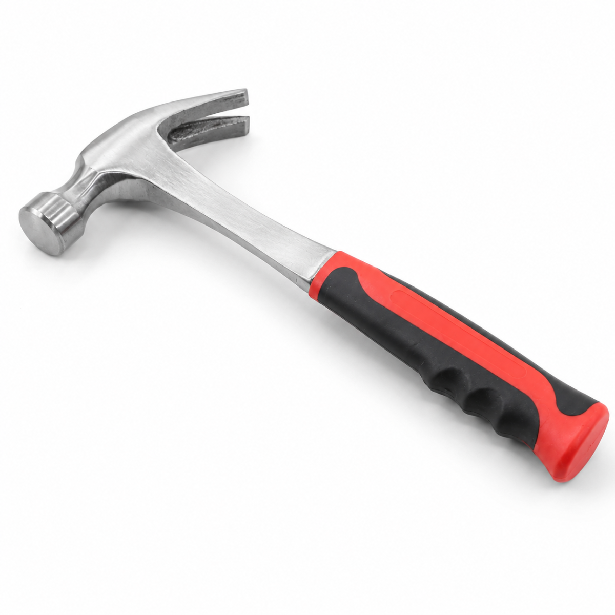 16 oz Claw Hammer with Comfort Grip Handle, Steel Polished Head, Shock Absorbing Non-Slip Grip, 13 Inch Framing & General Purpose Hammer – PH720-28