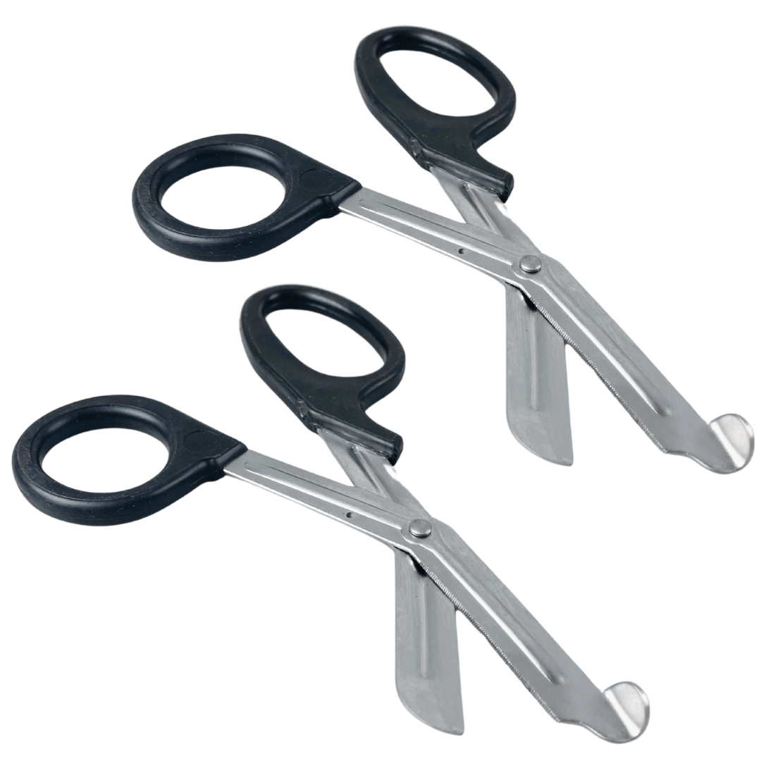 2 Pc. Angled/Bent Utility Scissors - 7-1/2" | Cut Bandages, Flowers, Crafts  - SC-84750-Z02