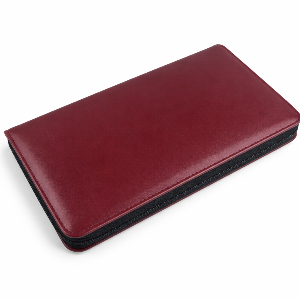 Large Zip-Around Credit Card Storage Wallet Organizer – Holds Cards, Cash & Passport – Secure Travel & Everyday Organizer, 10.25" x 5-5/8" x 1-1/8"