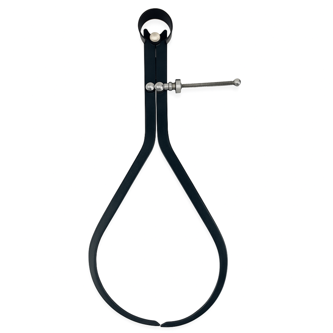 12" Outside Spring Caliper – Steel Measuring Tool for Diameter, Thickness & Distance – Adjustable Tension Screw – Precision Comparison Caliper for Construction, Plumbing, Crafts & Lab Work