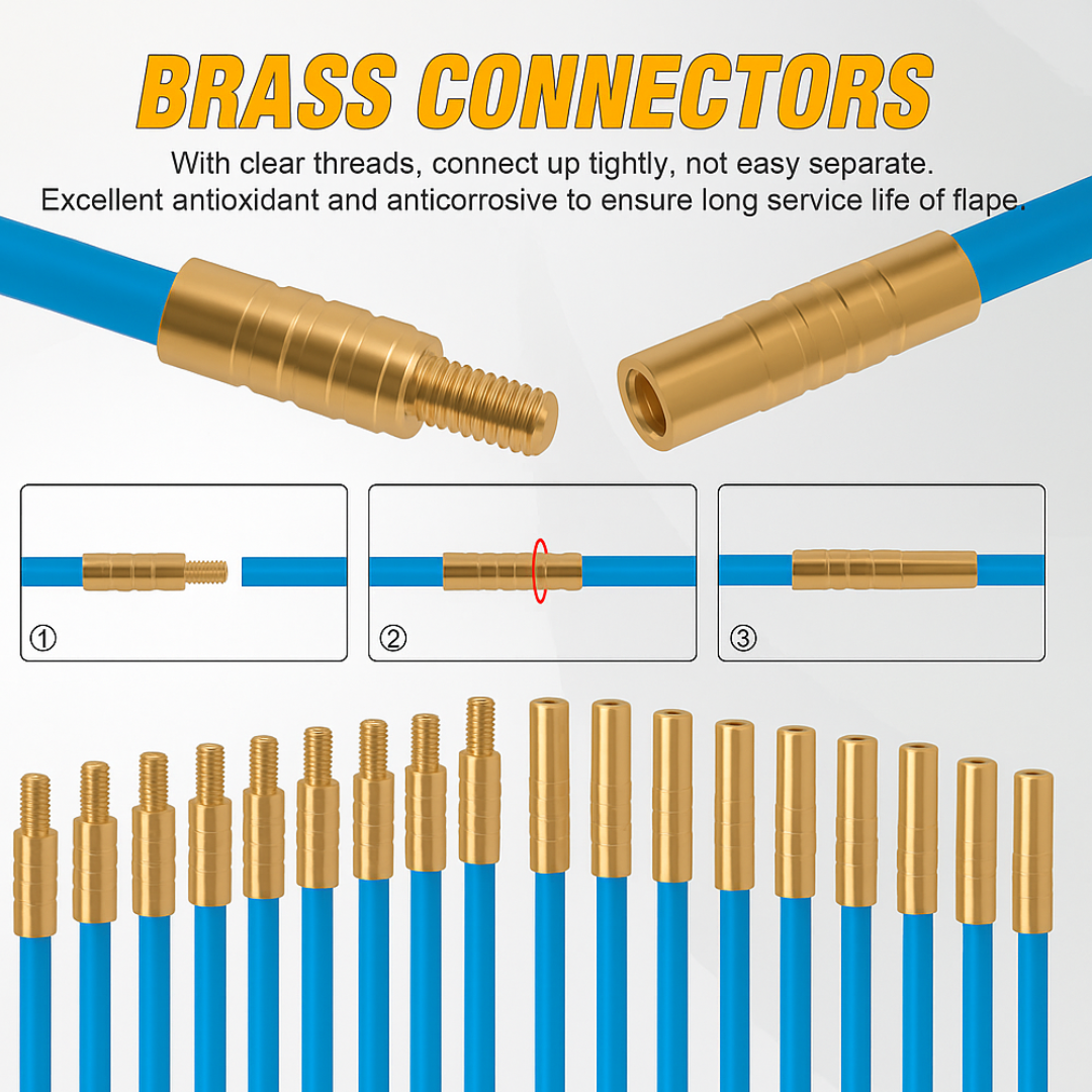 10 Piece Extendable Cable Access Wire Kit with Storage Case  - TZ-00015