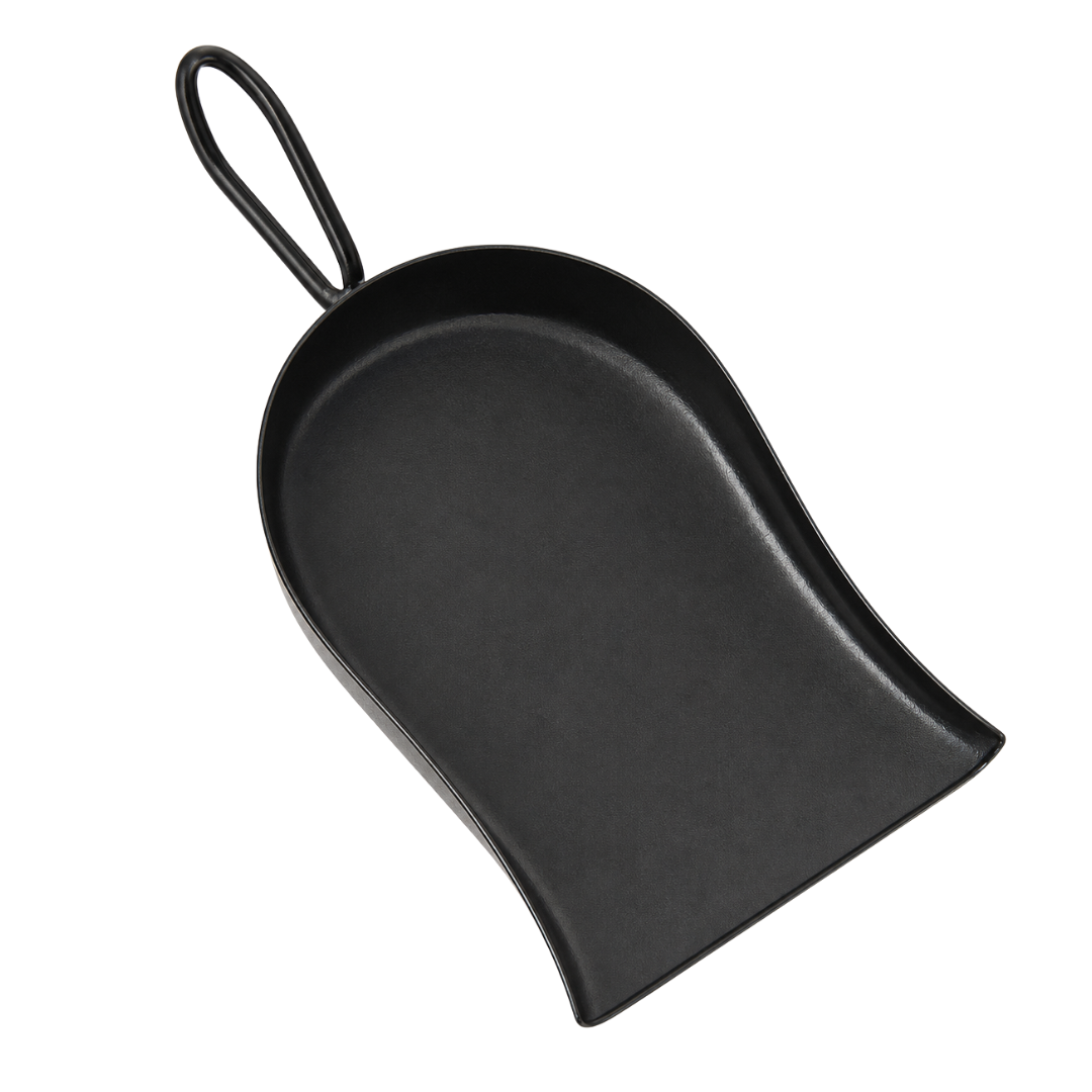 Black Jeweler’s Shovel, 3.5 x 1.5 Inch Mini Metal Gemstone and Bead Scoop with Loop Handle, Jewelry Sorting and Transfer Tool, Pack of 2