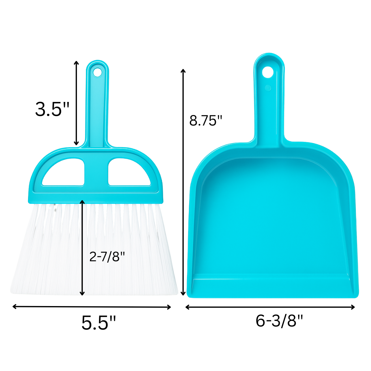 Mini Whisk Broom And Dustpan  - TZ63-06321
