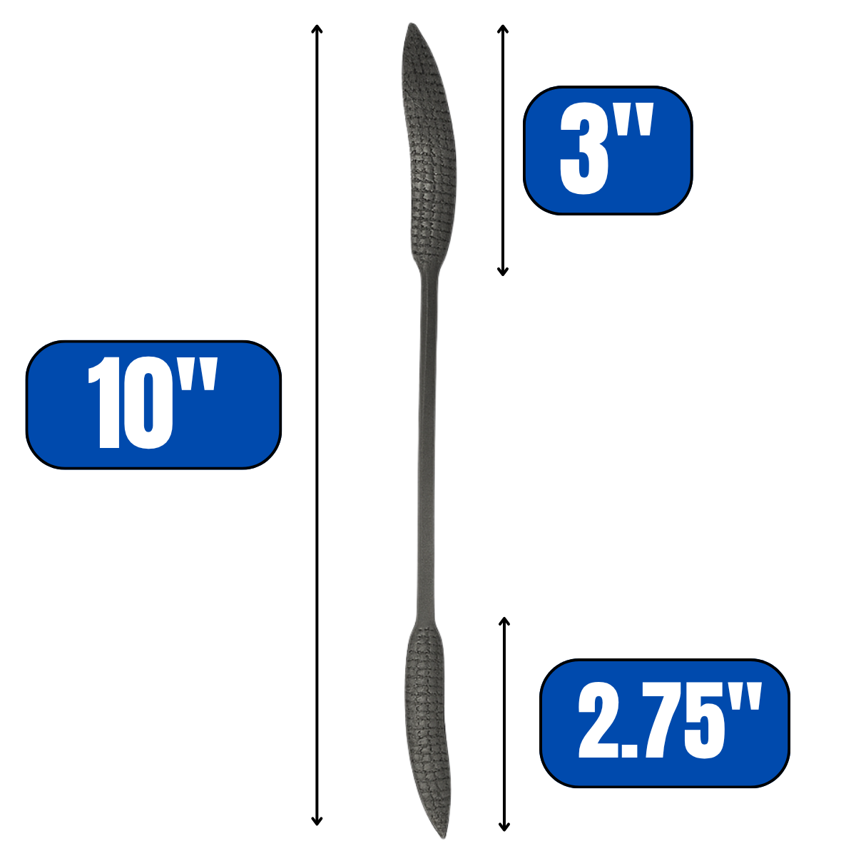 Double-Ended File Set – 8 Pieces (16 Shapes) – Works on Wood, Metal, Plastic, and Ceramics – 10” Long Precision Hand Files for Carpenters, Craftsmen, and Hobbyists