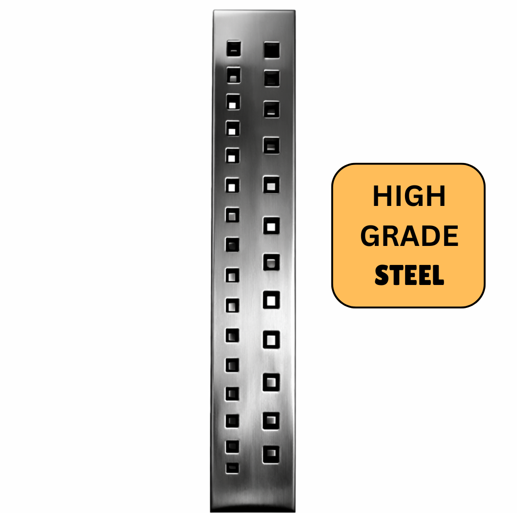 8" Square Draw Plate with 30 Holes – Forged Steel Wire Drawing Tool for Reshaping Round Wire into Square