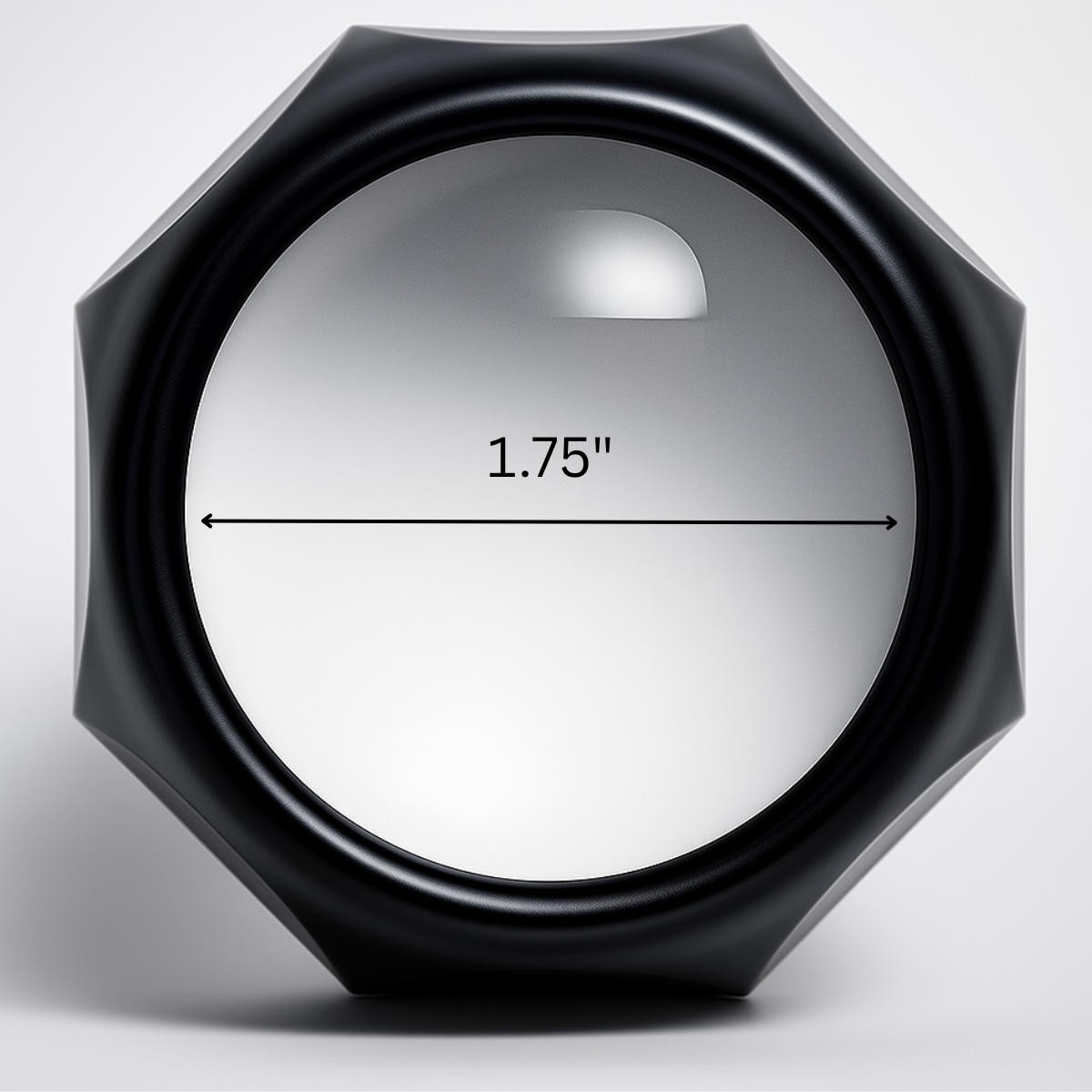 Dome Magnifier 2x Power | Clear Side Panels  - MG-93509