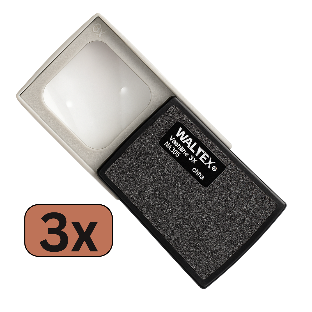 3x "Pop-Up" Magnifier, Square Shape  - MP-14558