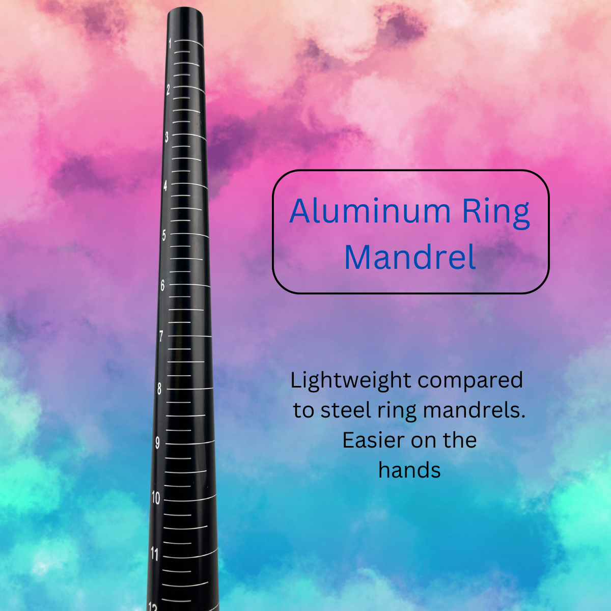 Jewelry Ring Forming & Bench Work Tool Kit — Ring Mandrel + Dual-Head Utility Hammer