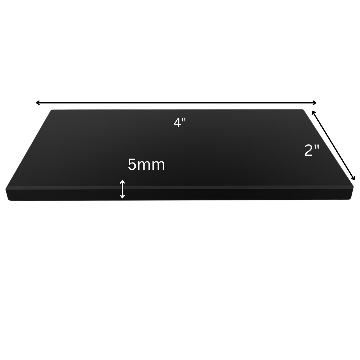 Gold Testing Stone – Professional Jewelry Tester for Gold, Silver & Platinum – 2" x 4" Compact Black Touchstone