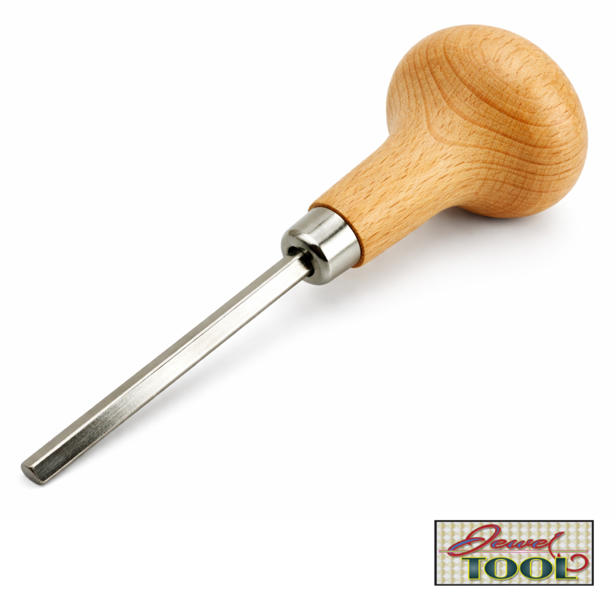 3 Pc Wooden Pusher Set - Bezel Roller, Square Prong Pusher, Groove Tip  - TJ-29382