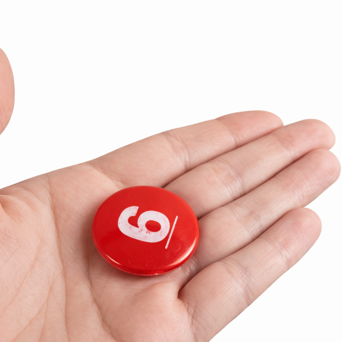 Set of 10 Colorful Number Magnets (1–10) – 1 Inch Round – Bright Multicolor Refrigerator & Teaching Magnets – MC6063-10-YX