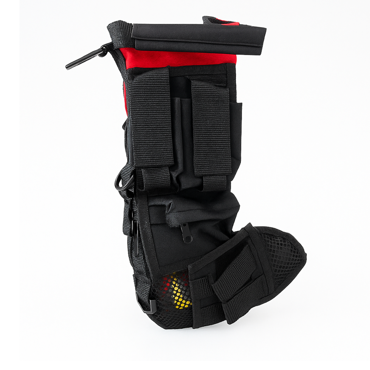 Tactical Christmas Stocking with Molle Straps, Utility Pockets & Heavy-Duty Zippers – Military Style Holiday Stocking for Tools, Gadgets & Gear