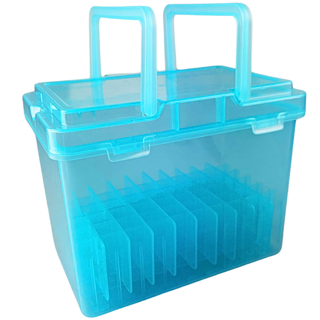 Glass Vials - Test Tubes Plastic Tote Box  - TJ-16442